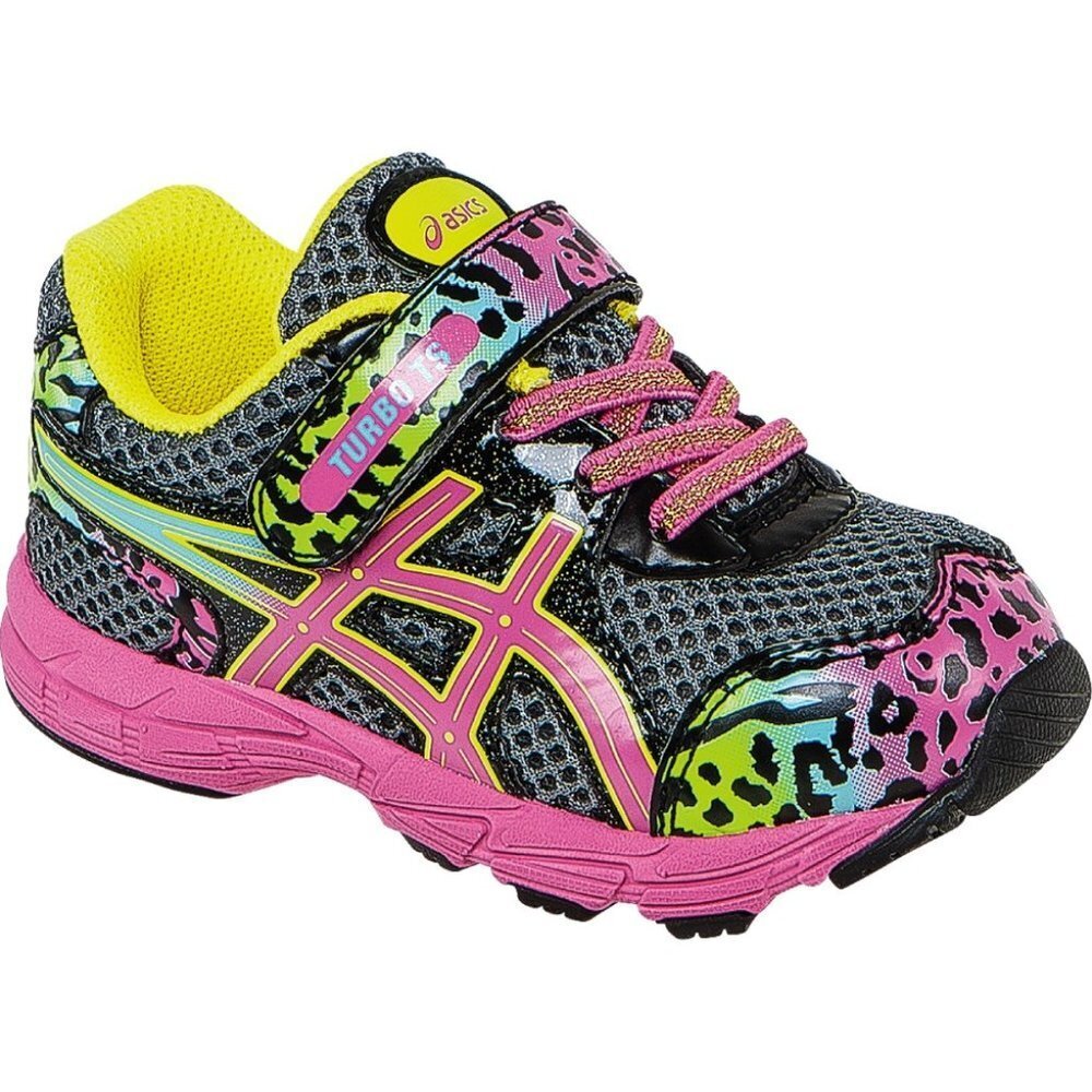 Asics Kids Sneakers - Pink, Yellow, Black